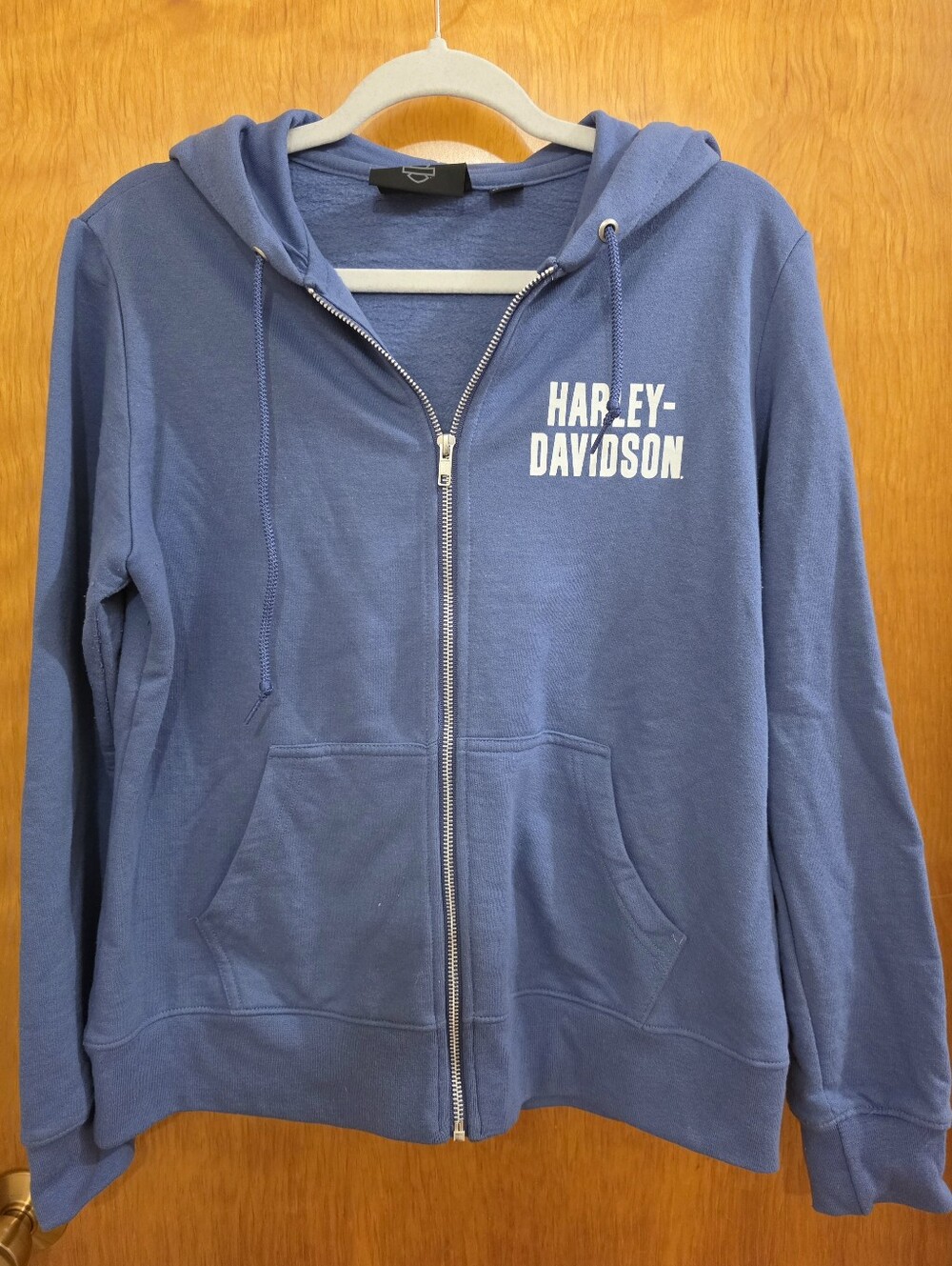 Harley-Davidson - Women's Blue Zip Hoodie - M